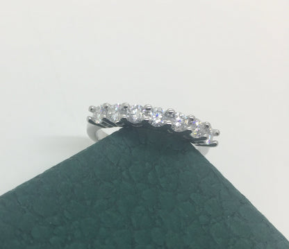 0.7 ct Moissanite Ring