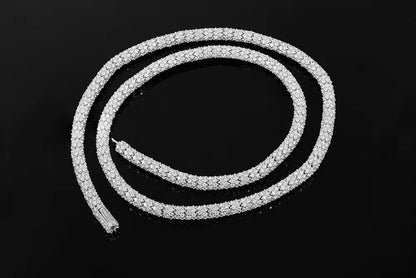 5mm Moissanite “Icy Scales” Chain