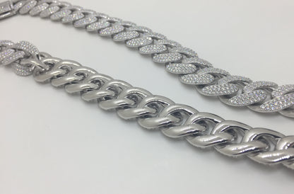 16mm Moissanite Miami Cuban Chain