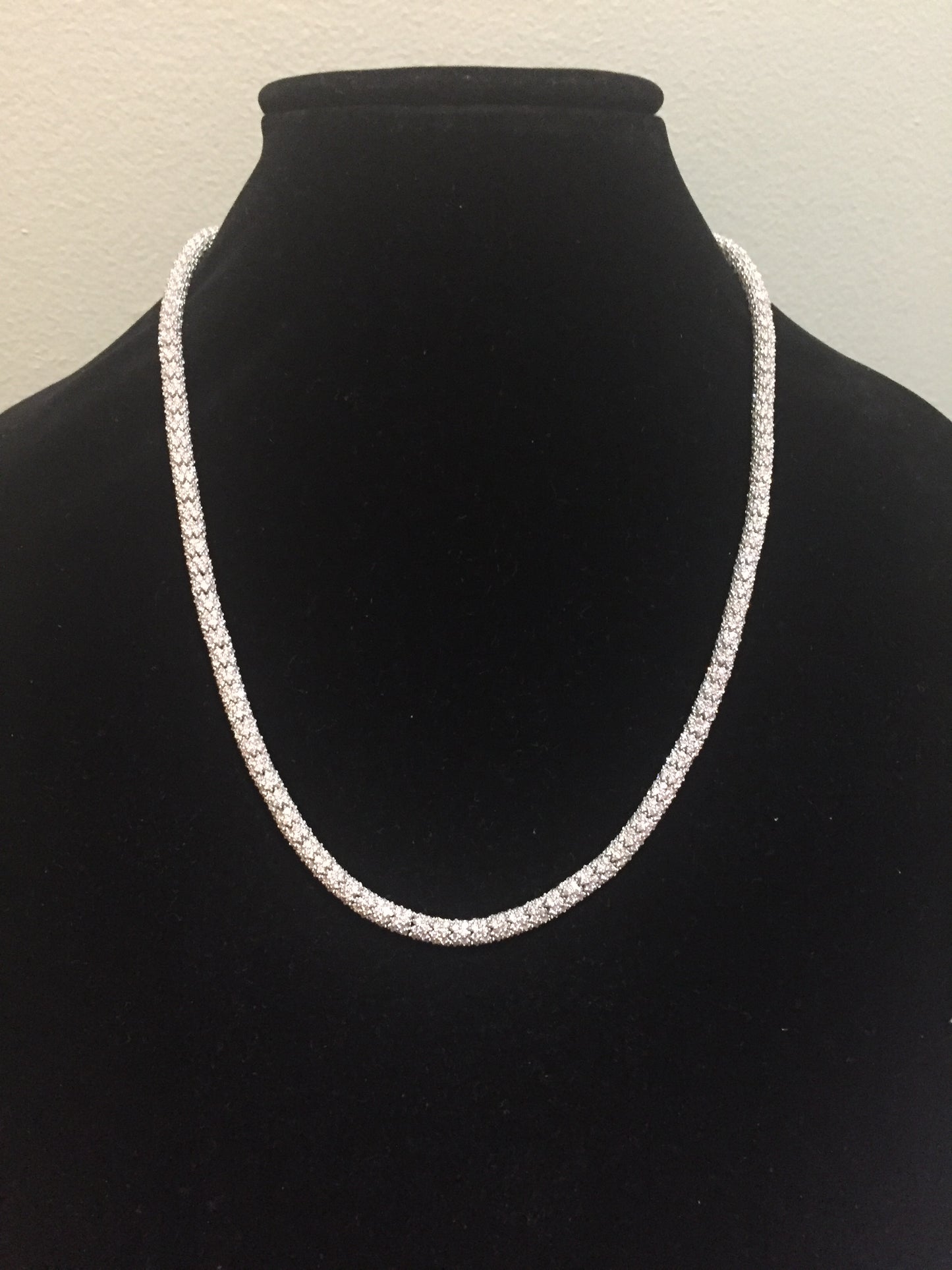 5mm Moissanite “Icy Scales” Chain