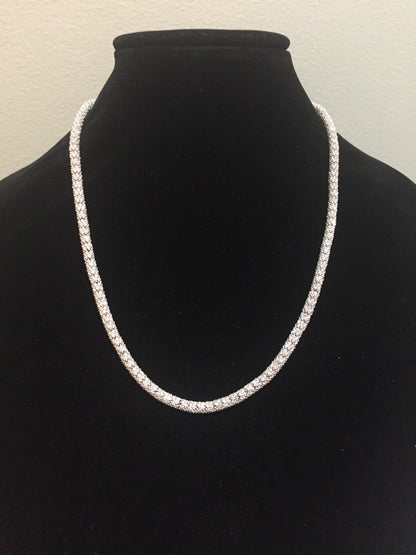 5mm Moissanite “Icy Scales” Chain