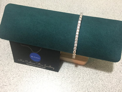 4mm Moissanite Tennis Bracelet