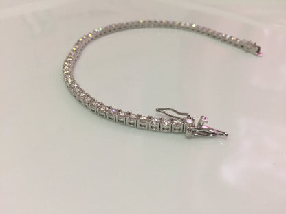 3mm Tennis Bracelet - Moissanite