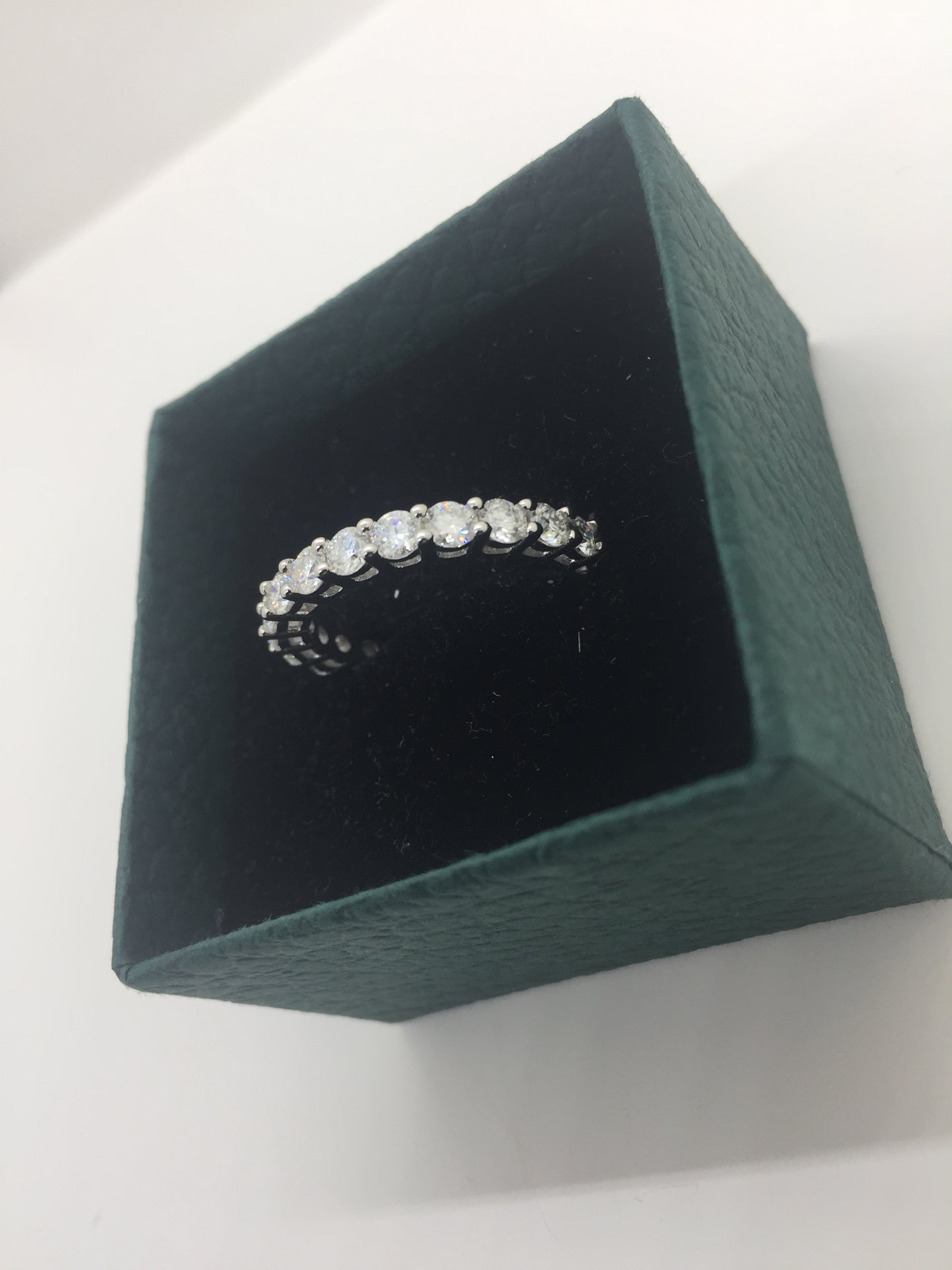 3mm Moissanite Eternity Ring