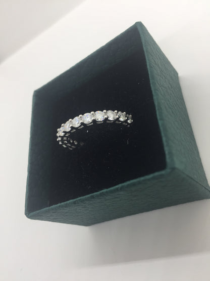3mm Moissanite Eternity Ring