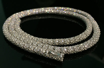 5mm Moissanite “Icy Scales” Chain