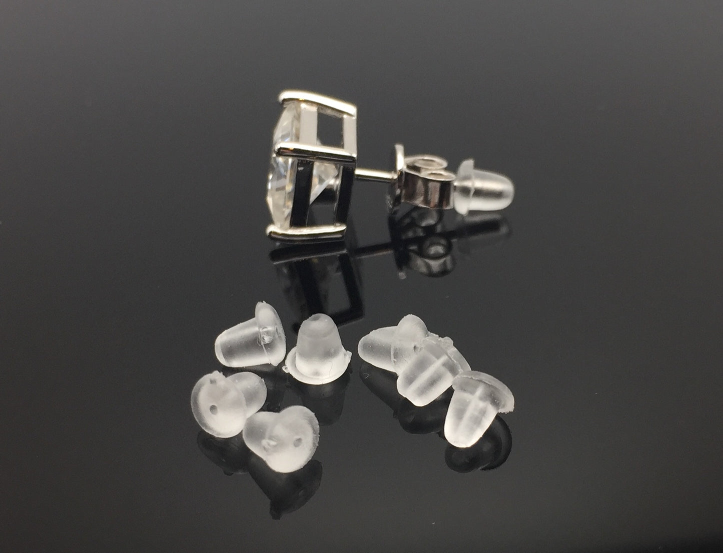 Silicone Earring Back Stoppers - Small