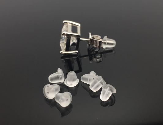 Silicone Earring Back Stoppers - Small