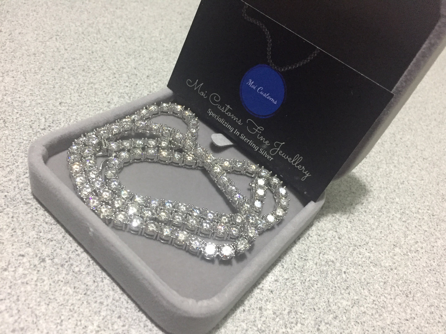 5mm Moissanite Tennis Chain