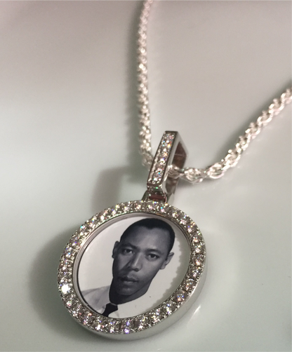 Moissanite Photo Pendant (Small)