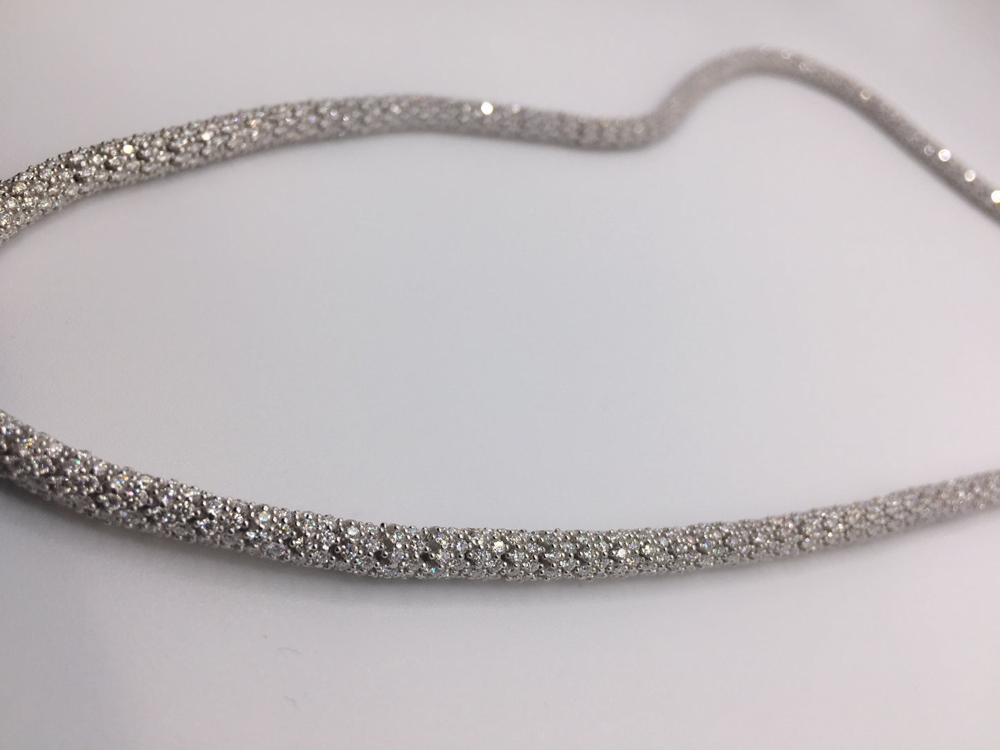 5mm Moissanite “Icy Scales” Chain