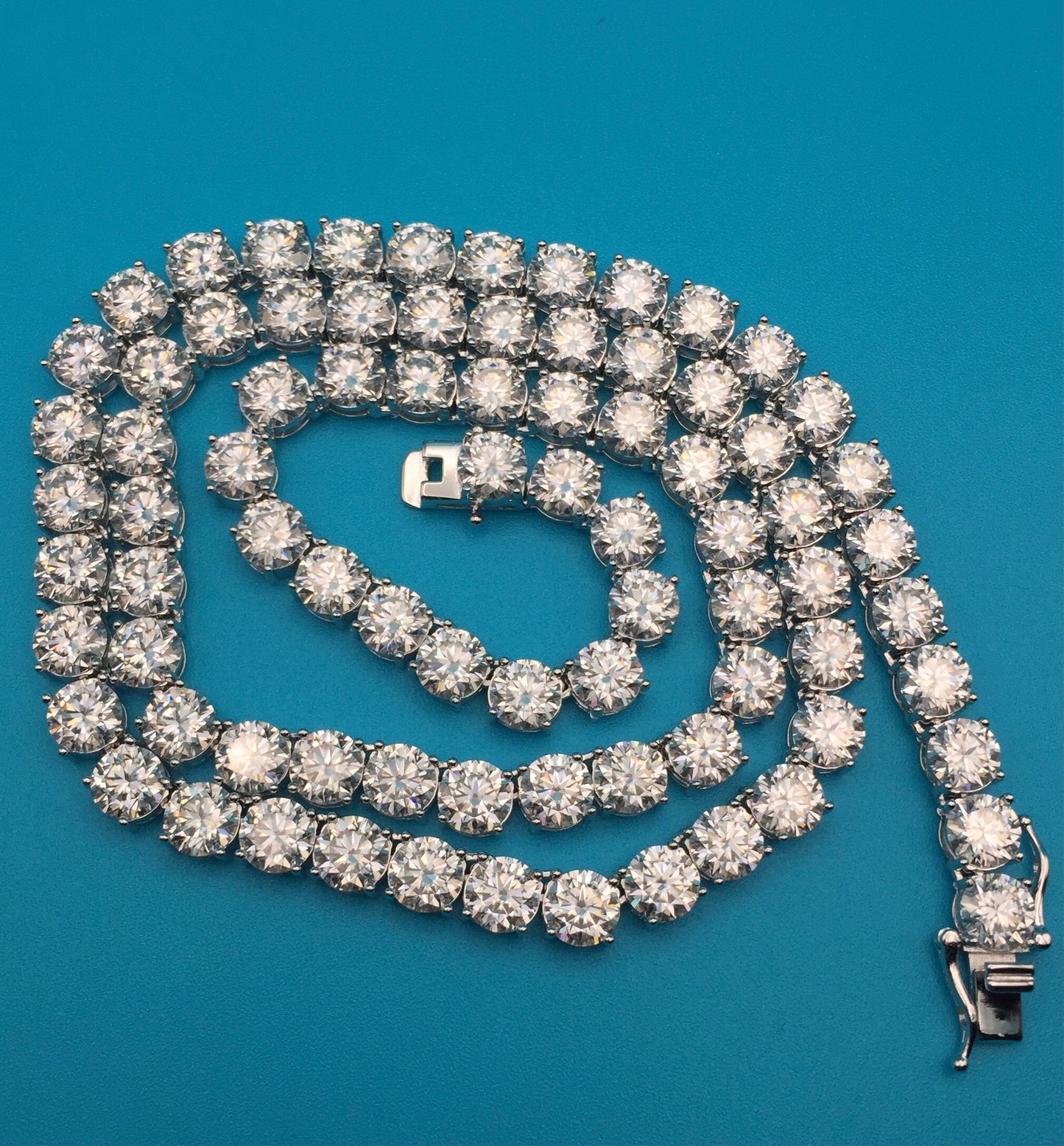 6.5mm Moissanite Tennis Chain
