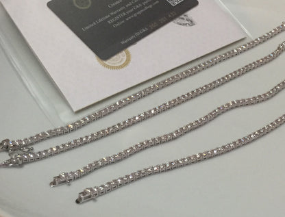 3mm Tennis Bracelet - Moissanite