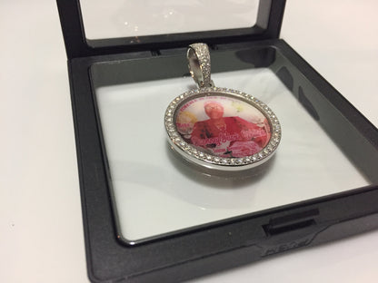 Moissanite Photo Pendant (Medium)