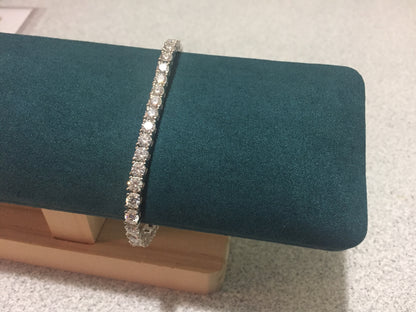 4mm Moissanite Tennis Bracelet