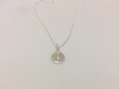Scorpion Circular Pendant