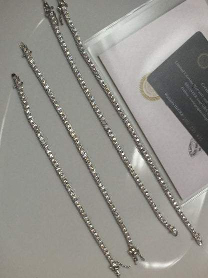 3mm Tennis Bracelet - Moissanite