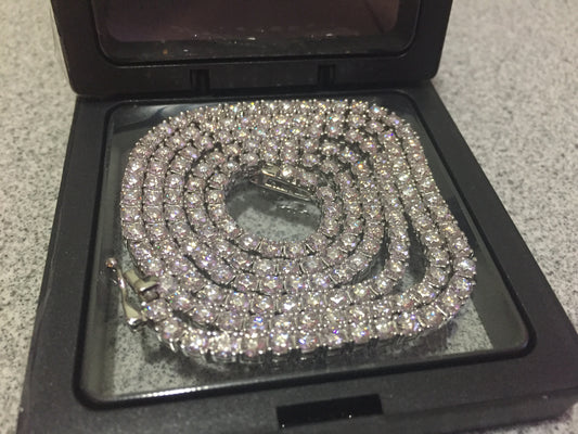 3mm Moissanite Tennis Chain