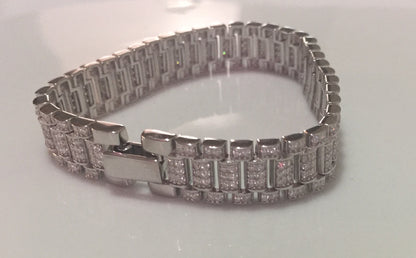 Presidential “Rolex-style” Moissanite Bracelet - 10mm