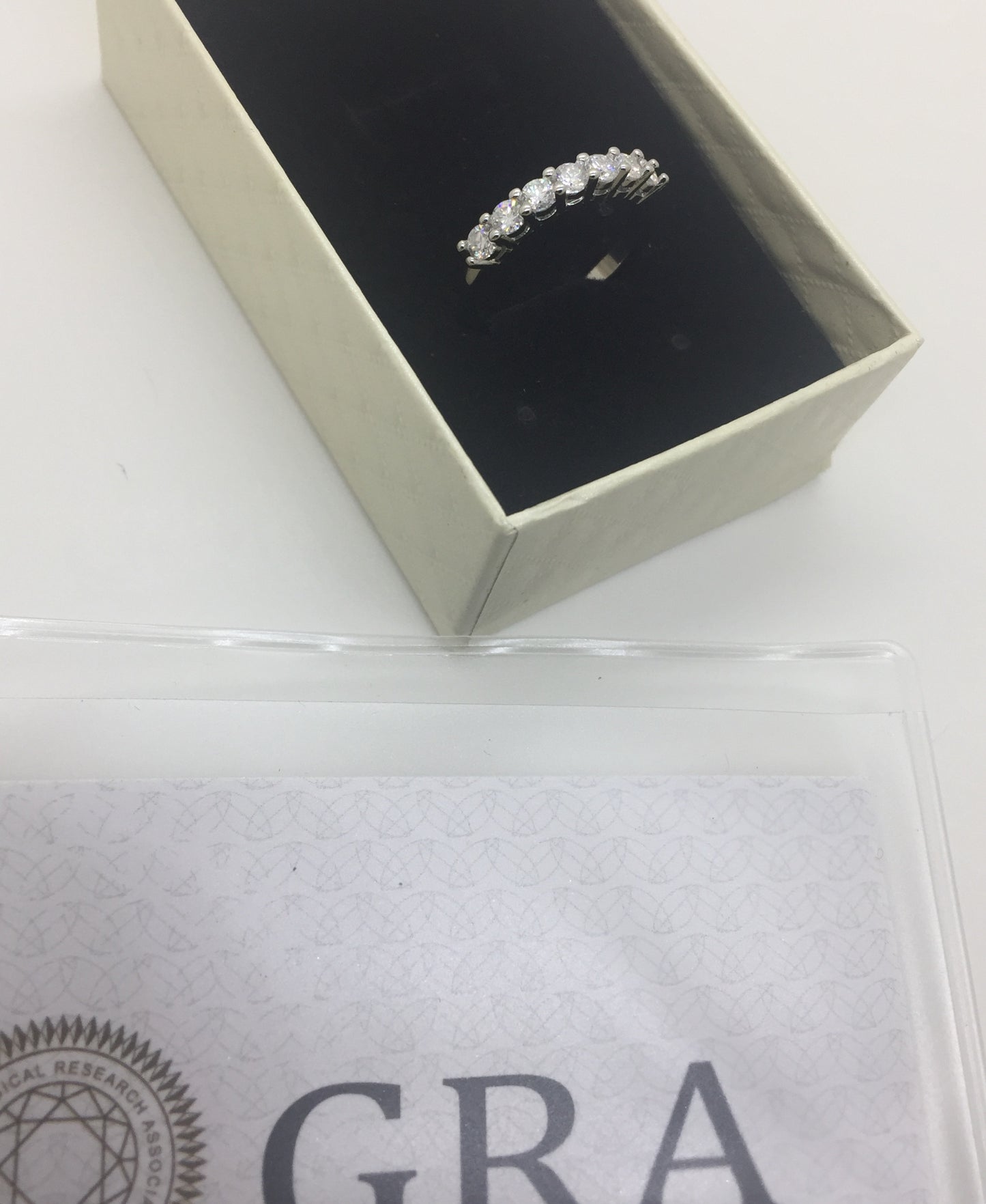 0.7 ct Moissanite Ring