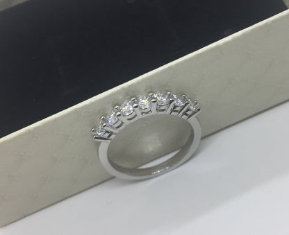 0.7 ct Moissanite Ring
