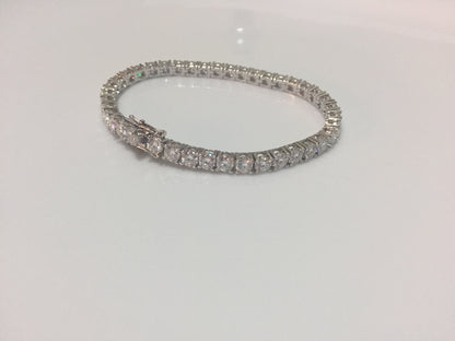 4mm Moissanite Tennis Bracelet
