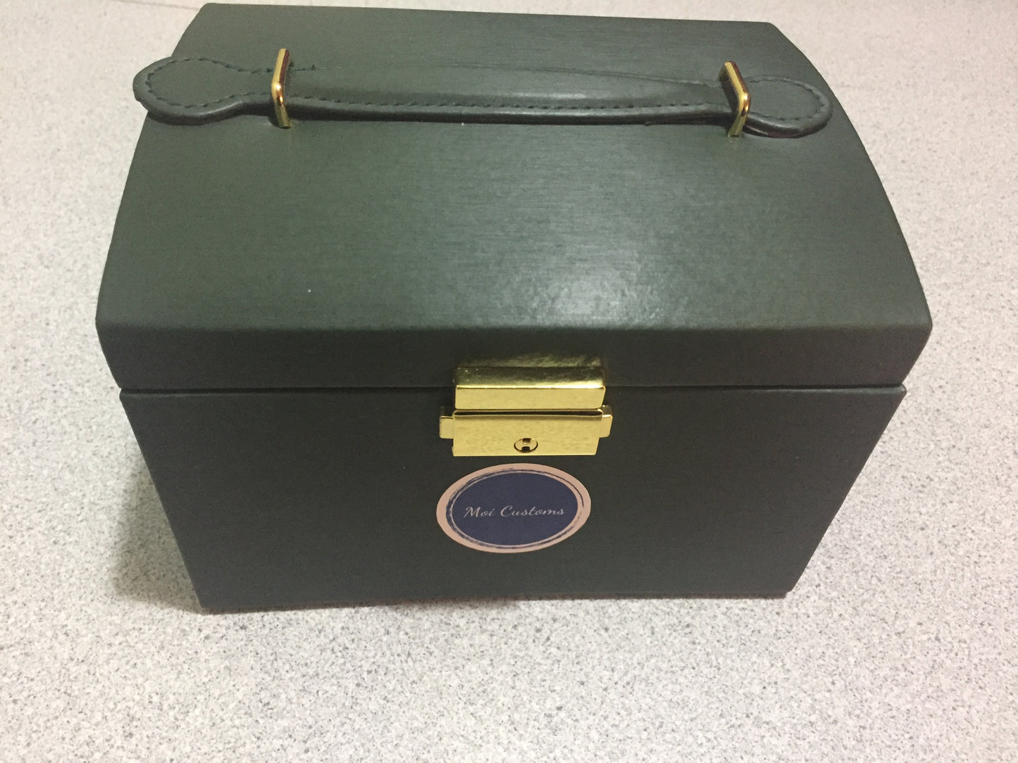 3-Layer Travel Jewelry Case with Lock