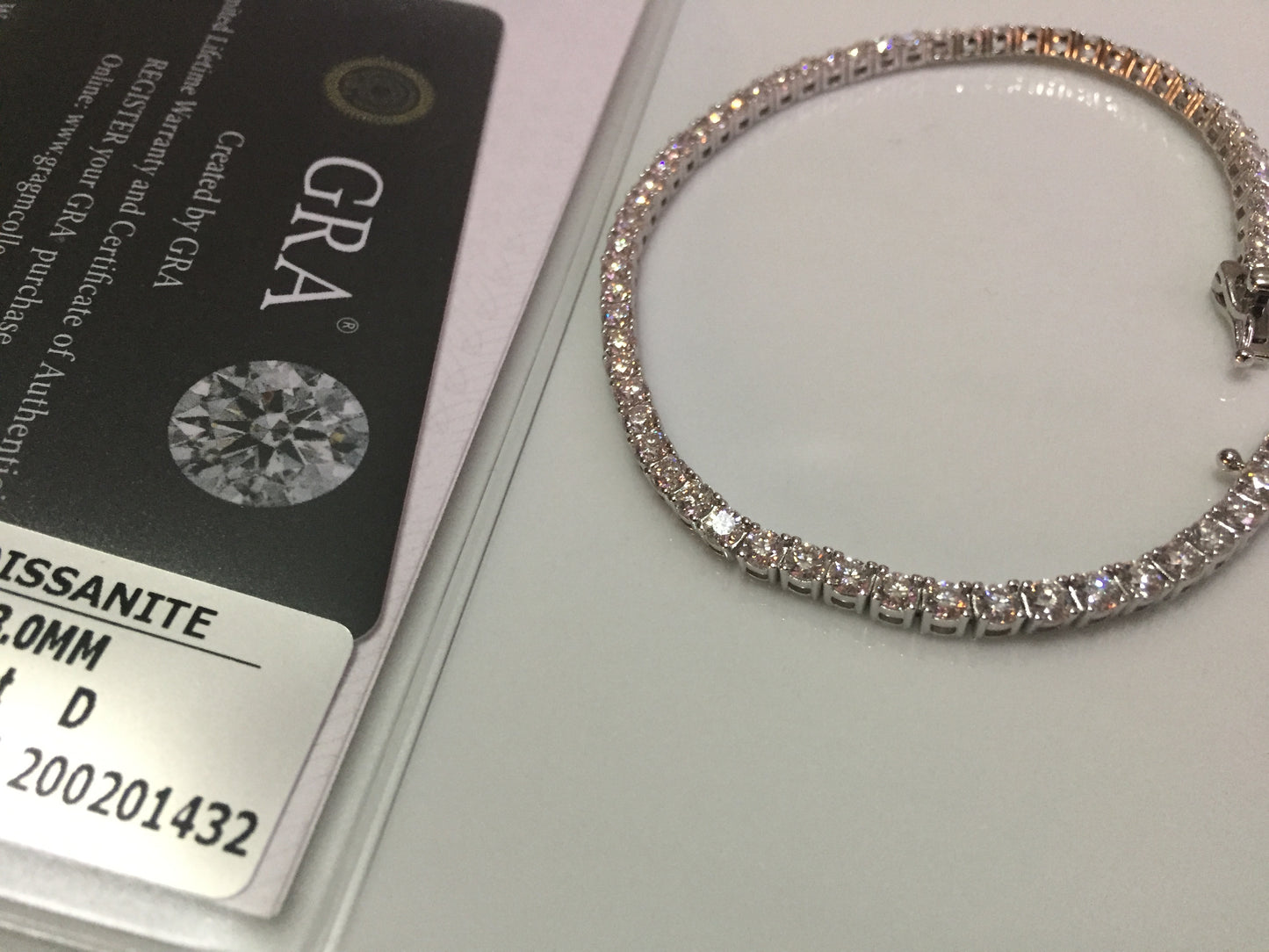 3mm Tennis Bracelet - Moissanite