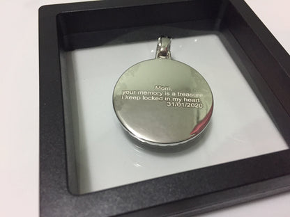 Moissanite Photo Pendant (Medium)