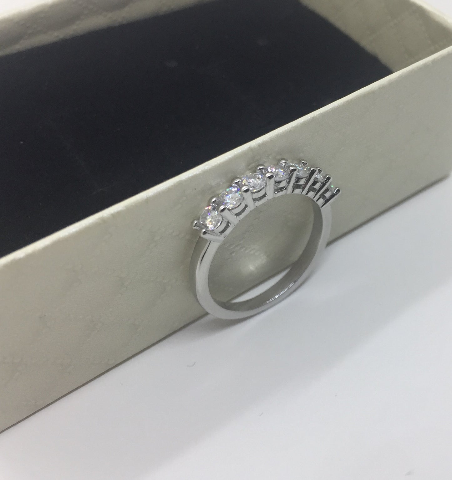 0.7 ct Moissanite Ring