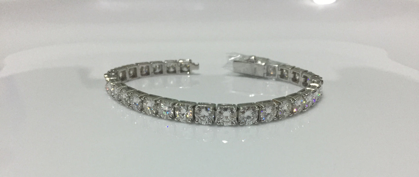 5mm Moissanite Tennis Bracelet *Click-Lock*
