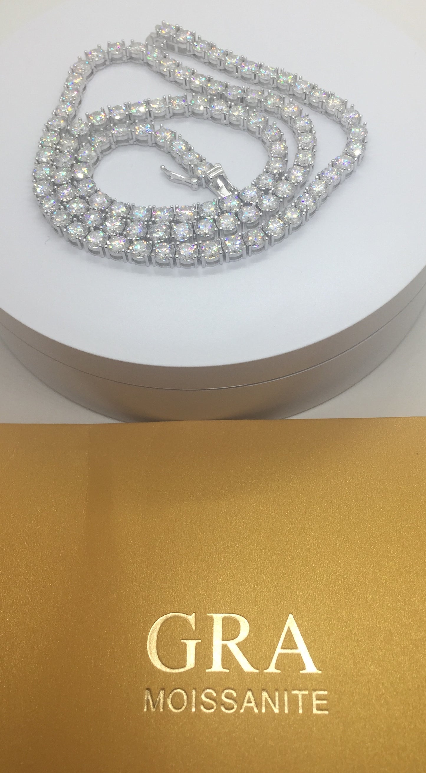 5mm Moissanite Tennis Chain