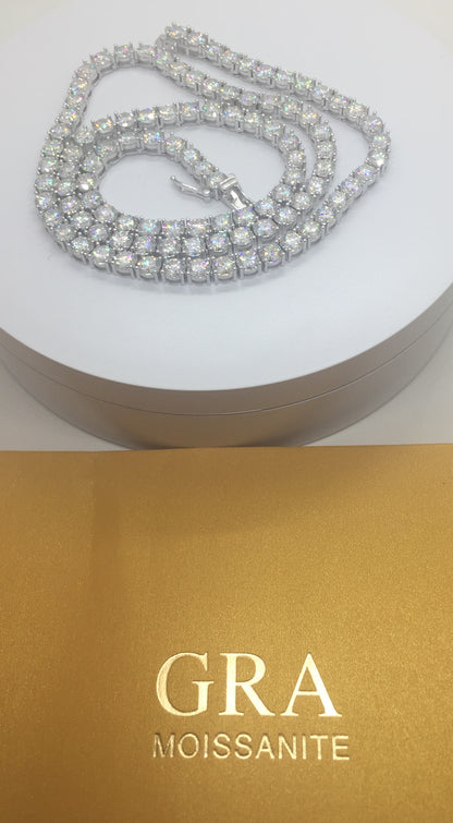 5mm Moissanite Tennis Chain