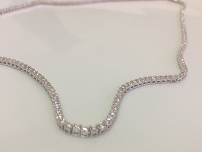 2mm Moissanite Tennis Chain