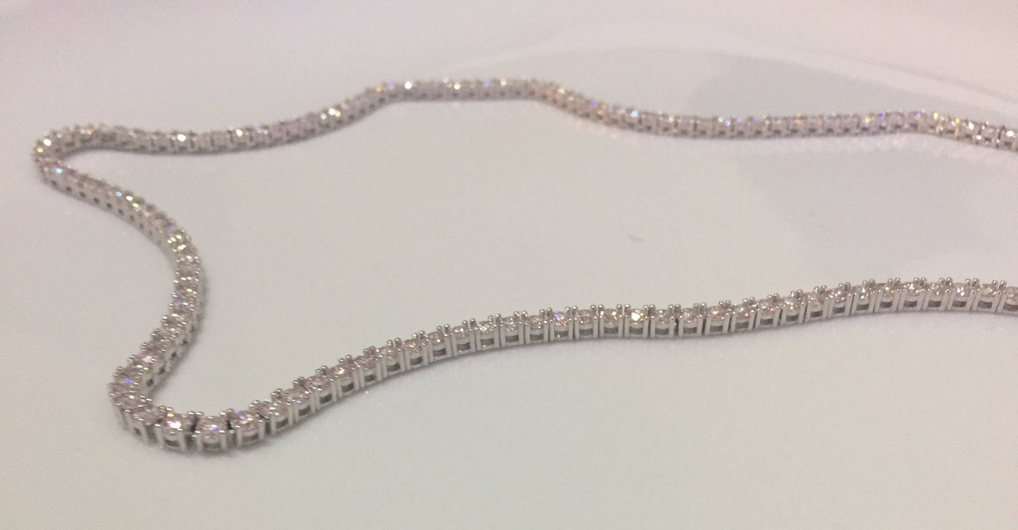 3mm Moissanite Tennis Chain