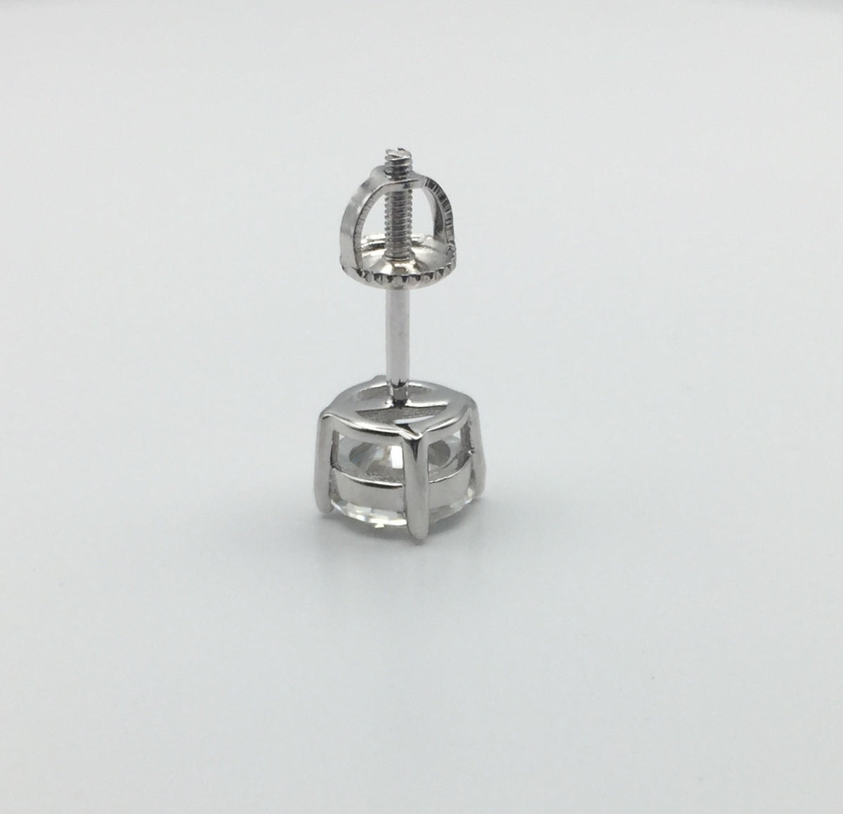 1 Carat Screwback Stud Earring (ONE Single earring)