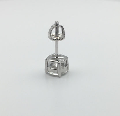 1 Carat Screwback Stud Earring (ONE Single earring)