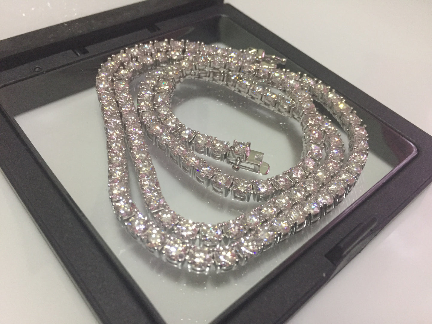 4mm Moissanite Tennis Chain