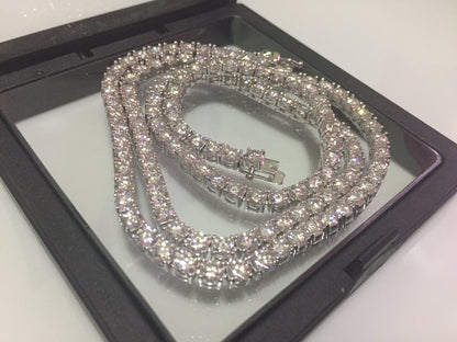 4mm Moissanite Tennis Chain
