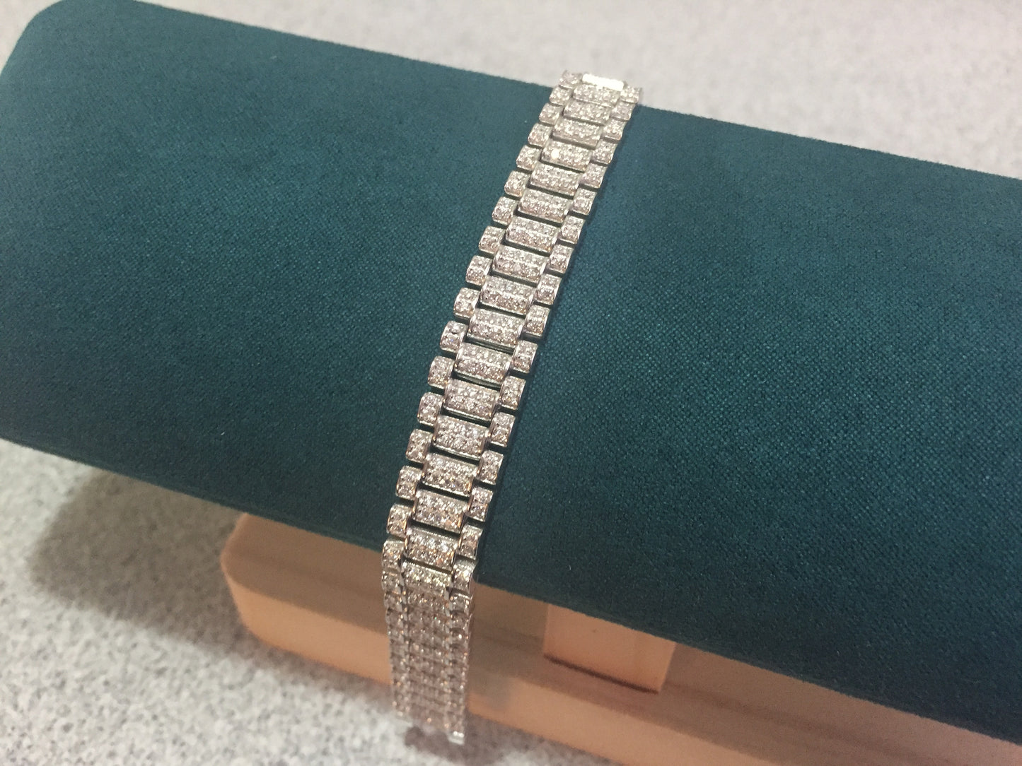 Presidential “Rolex-style” Moissanite Bracelet - 10mm