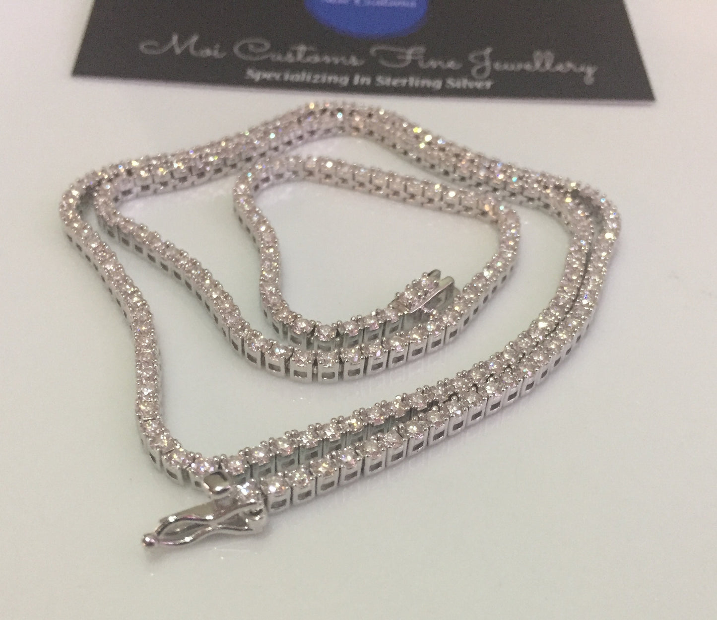 2mm Moissanite Tennis Chain