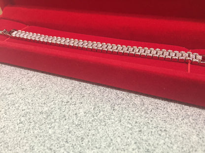 Presidential “Rolex-style” Moissanite Bracelet - 10mm
