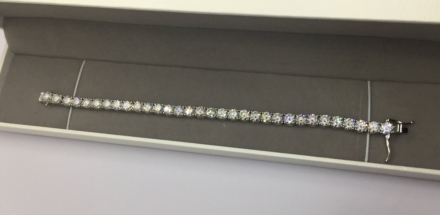 5mm Moissanite Tennis Bracelet