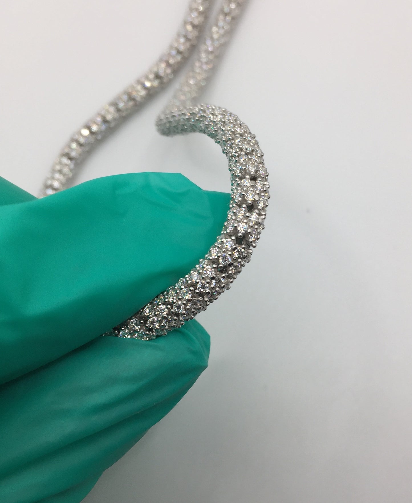 5mm Moissanite “Icy Scales” Chain