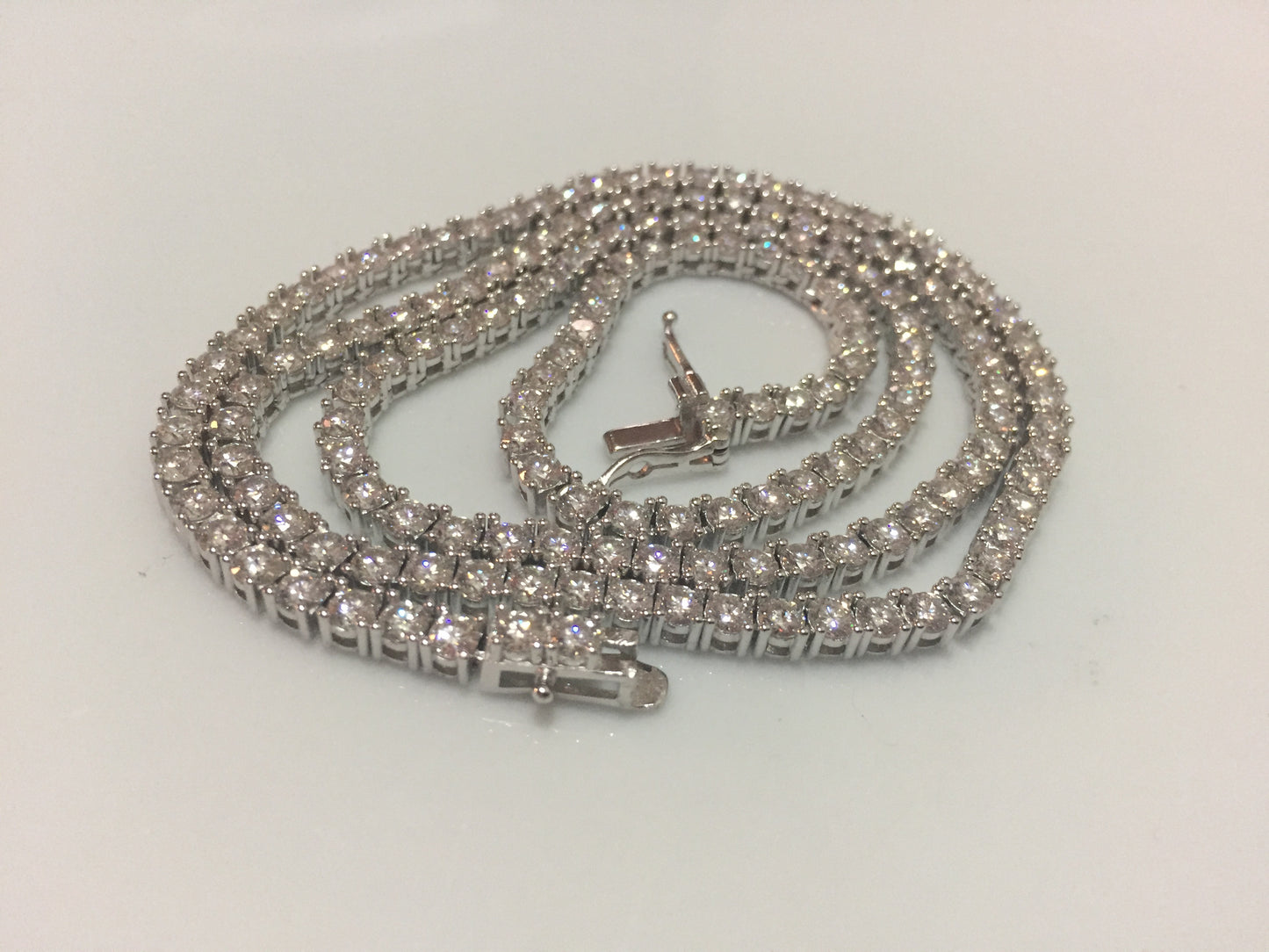 3mm Moissanite Tennis Chain