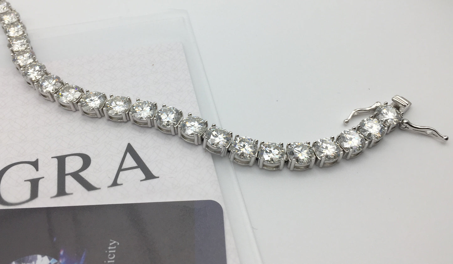 6.5mm Moissanite Tennis Bracelet