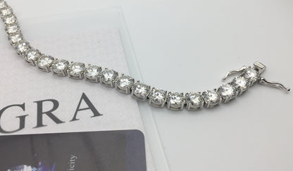 6.5mm Moissanite Tennis Bracelet