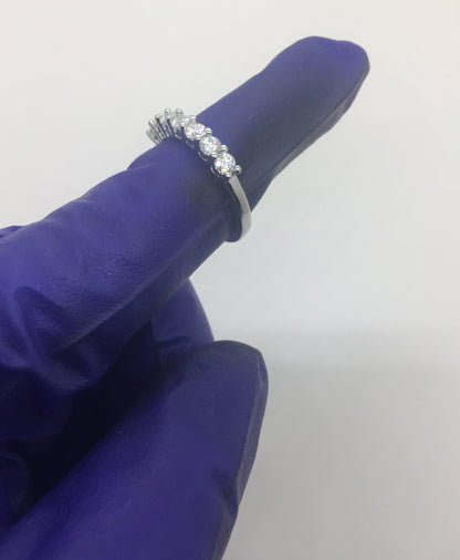 0.7 ct Moissanite Ring