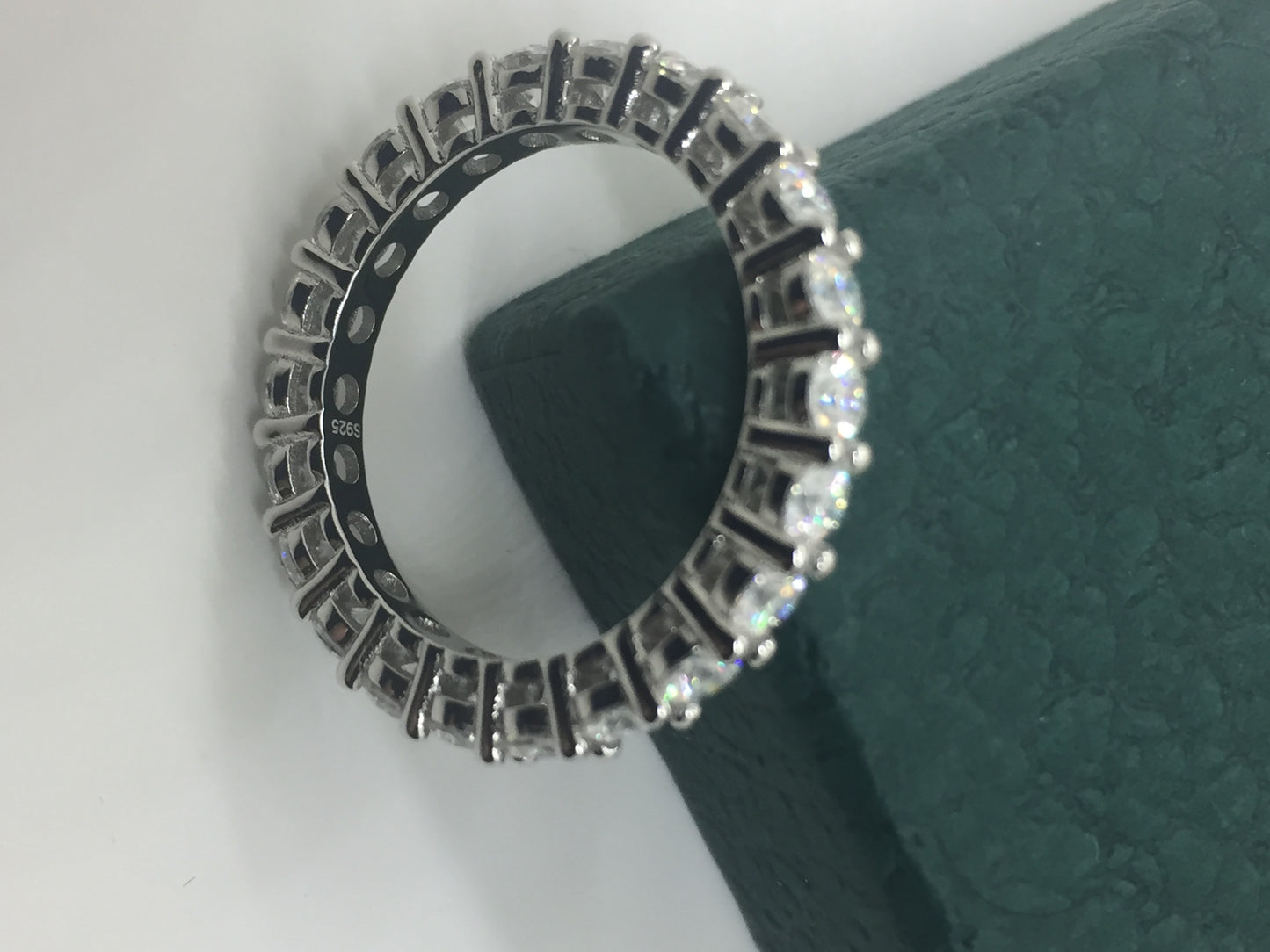 3mm Moissanite Eternity Ring