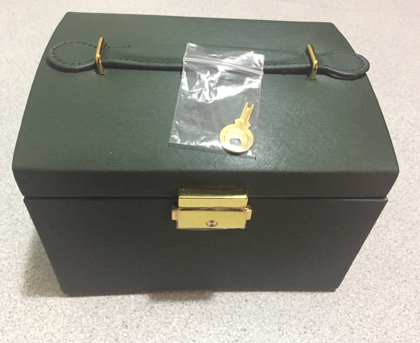 3-Layer Travel Jewelry Case with Lock